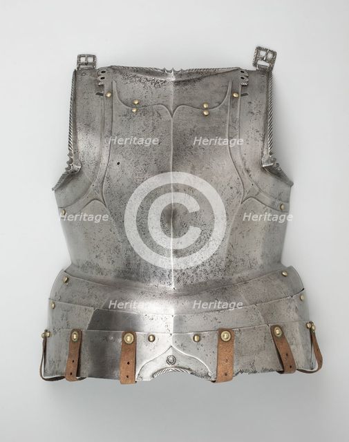 Breastplate with Associated Fauld, Germany, northern, c. 1570. Creator: Unknown.