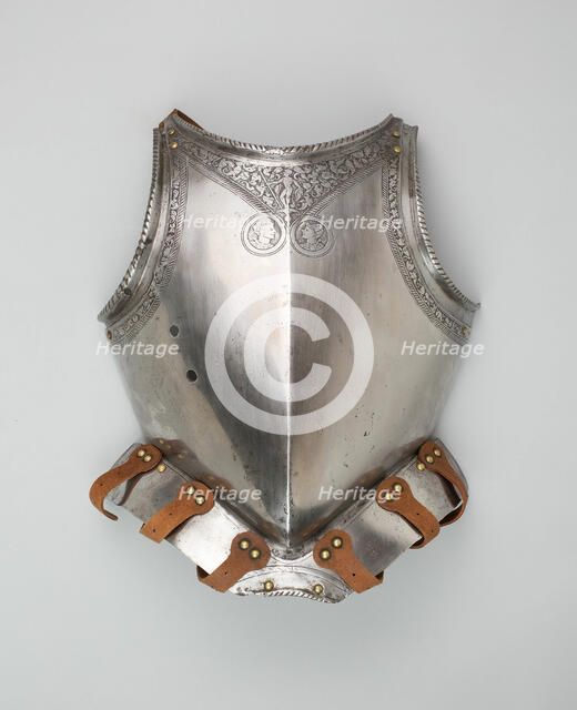 Breastplate with Associated Skirt for Half-Armor, Italy, northern, c. 1580. Creator: Unknown.