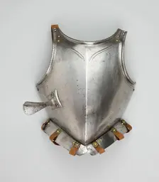 Breastplate with Lance Rest and Fauld, Italy, c. 1570. Creator: Unknown