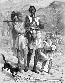 Breber Mountaineers at a Marriage Feast; Visit to the Sultan of Morocco, at Fez, in the spring of 1 Creator: T. Blackmore