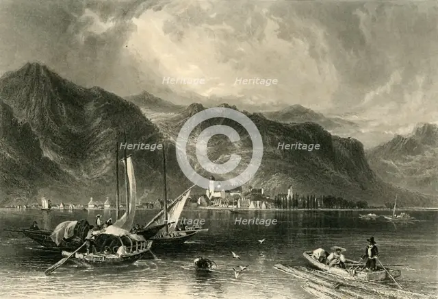 'Bregenz', c1872. Creator: E I Roberts.