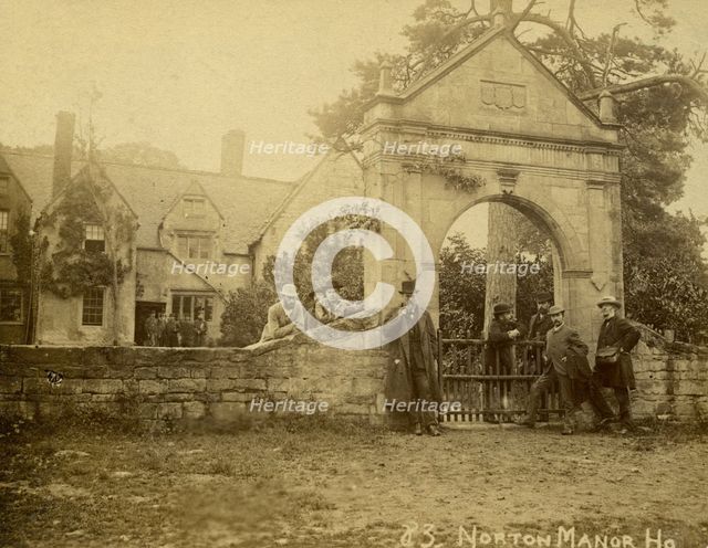 Bredon's Norton Manor, Bredon, Wychavon, Worcestershire, 1880s. Creator: Unknown.