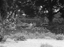 Breese, James, Mr., garden, 1933 Creator: Arnold Genthe
