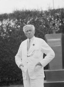 Breese, James, Mr., standing outdoors, 1931 Creator: Arnold Genthe