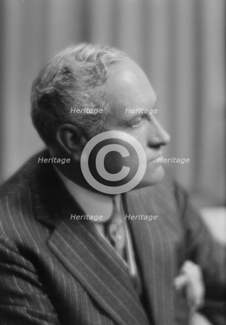 Breese, James L., Mr., portrait photograph, 1914. Creator: Arnold Genthe.
