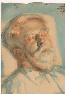 Breitner on his death bed, 1923. Creator: Martin Monnickendam