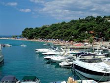 Brela, Makarska riviera, Croatia. Creator: Peter Thompson