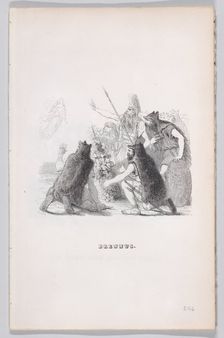 Brennus from The Complete Works of Béranger, 1836. Creators: Auguste Raffet, L Chauchefoin