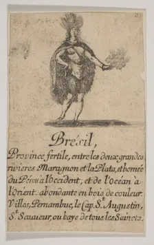 Brésil, 1644. Creator: Stefano della Bella