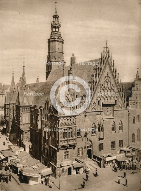 'Breslau - Rathaus', 1931. Artist: Kurt Hielscher.