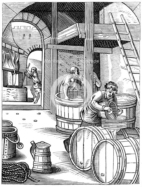 Brewer, 16th century (1849).Artist: Jost Amman