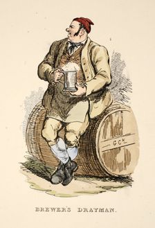 Brewer's Drayman from The Gentleman's Pocket Magazine, 1827
