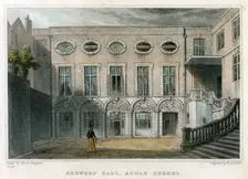 Brewers Hall, Addle Street, City of London, 1831.Artist: William Radclyffe