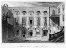 Brewers Hall, Addle Street, City of London, 1831.Artist: William Radclyffe