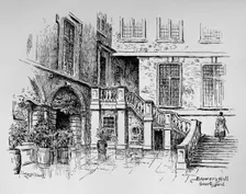 Brewers Hall Courtyard 1890. Artist: Hume Nisbet