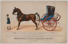 Brewster & Co. Annual Exhibition of Carriages, 1886. Creator: Schumacher & Ettlinger
