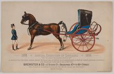 Brewster & Co. Annual Exhibition of Carriages, 1886. Creator: Schumacher & Ettlinger