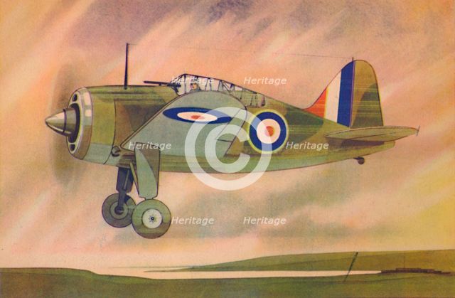 'Brewster "Buffalo" Fighter Monoplane', c1944. Creator: Unknown.