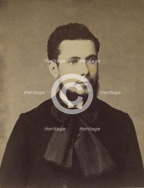 Breton. Ernest, Jean. 28 ans, 27/10/63. Anarchiste 24/1/94., 1894. Creator: Alphonse Bertillon.