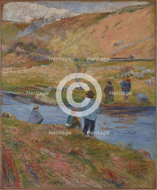 Breton Fishermen , 1888. Creator: Gauguin, Paul Eugéne Henri (1848-1903).