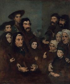 Breton Fishermen and Their Families, possibly ca. 1880-85. Creator: Theodule Ribot