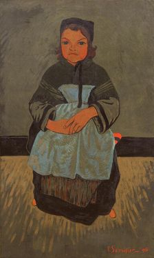 Breton girl, Marie Francisaille, 1896. Creator: Sérusier, Paul (1864-1927)