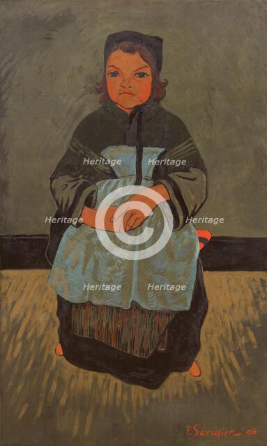 Breton girl, Marie Francisaille, 1896. Creator: Sérusier, Paul (1864-1927).