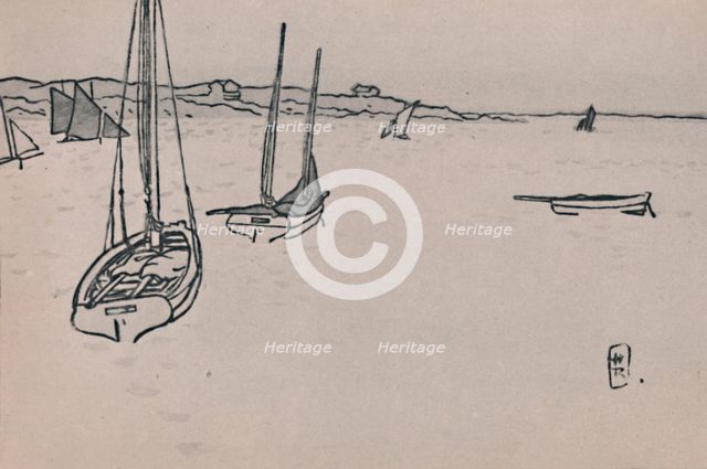 'Breton Landscape', c.1900s, (1946). Artist: Henri  Rivière.