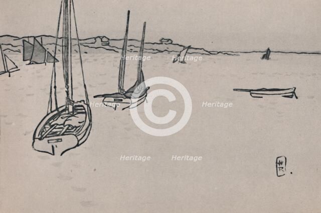 'Breton Landscape', c.1900s, (1946). Artist: Henri  Rivière.