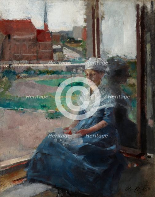 Breton Woman (Version II), 1890. Creator: Olga Boznanska.