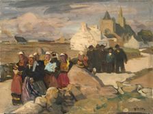 Bretons, 1907. Creator: Lucien Simon