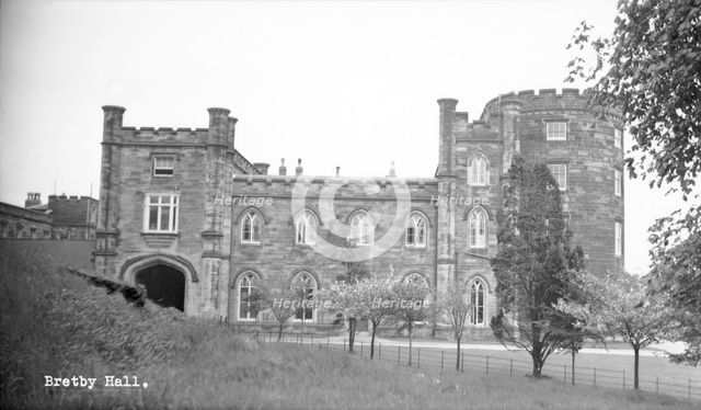 Bretby Hall, Bretby, Derbyshire, mid 20th century. Creator: AW Bourne.