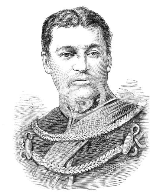 Brevet-Major W. J. Vousden, V.C., 1881. Creator: Unknown.