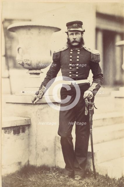 Brevet Lieutenant Colonel Cure, 1856. Creator: Alfred Capel-Cure.
