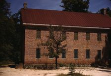Brick building, between 1941 and 1942. Creator: Unknown