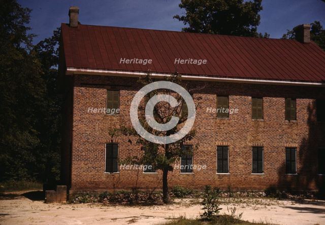 Brick building, between 1941 and 1942. Creator: Unknown.