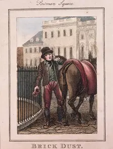 Brick Dust Cries of London, 1804. Artist: Anon