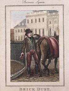 Brick Dust Cries of London, 1804. Artist: Anon