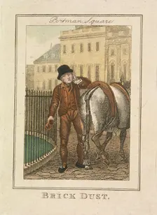 Brick Dust Cries of London, 1804. Artist: Anon