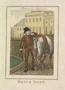 Brick Dust Cries of London, 1804. Artist: Anon