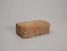 Brick from the chimney at Whitehead Plantation, ca. 1800. Creator: Unknown