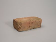 Brick from the chimney at Whitehead Plantation, ca. 1800. Creator: Unknown