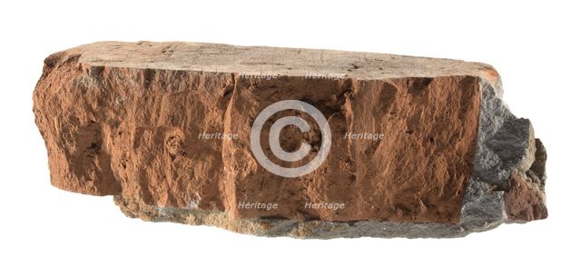 Brick from a cistern found at Florida A&M University, ca. 1890. Creator: Unknown.