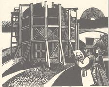 Brick Moon Space Station Concept, 1869. Creator: NASA