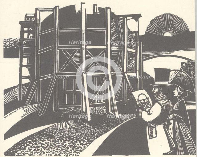 Brick Moon Space Station Concept, 1869. Creator: NASA.