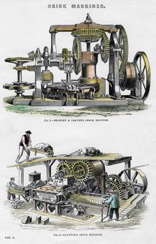 Brick machines, 19th century