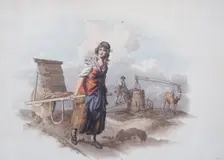 Brick Maker 1808. Creator: William Henry Pyne
