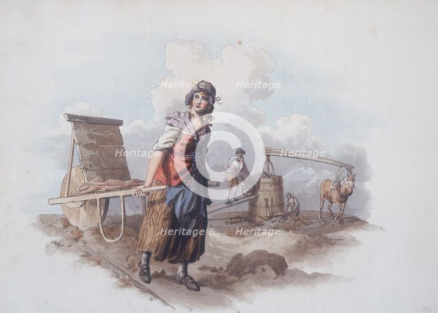 'Brick Maker', 1808. Creator: William Henry Pyne.