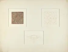 Brick Sidewalk Tiles, 1935/1942. Creator: Robert Gilson