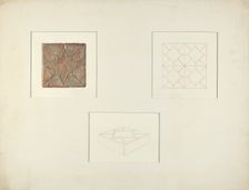 Brick Sidewalk Tiles, 1935/1942. Creator: Robert Gilson